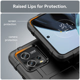 Motorola Moto G72 Rugged Shield Håndverker Deksel - Svart