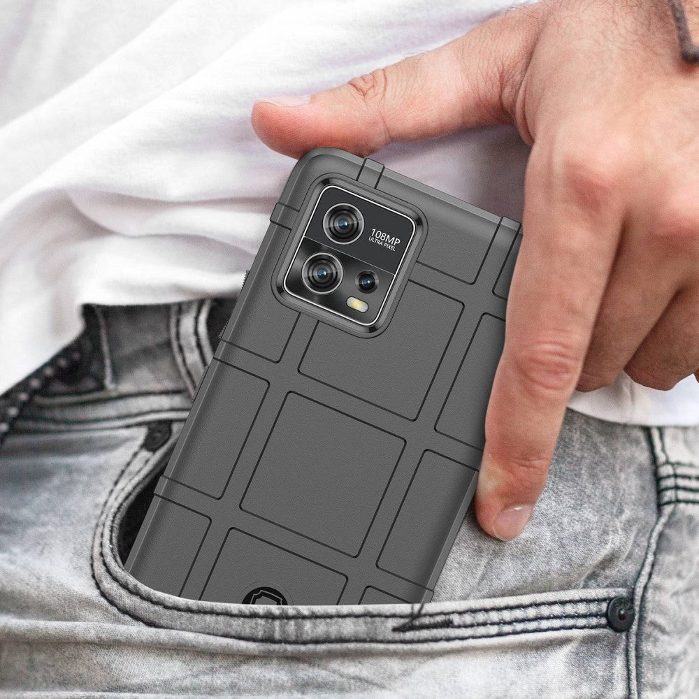 Motorola Moto G72 Rugged Shield Håndverker Deksel - Svart