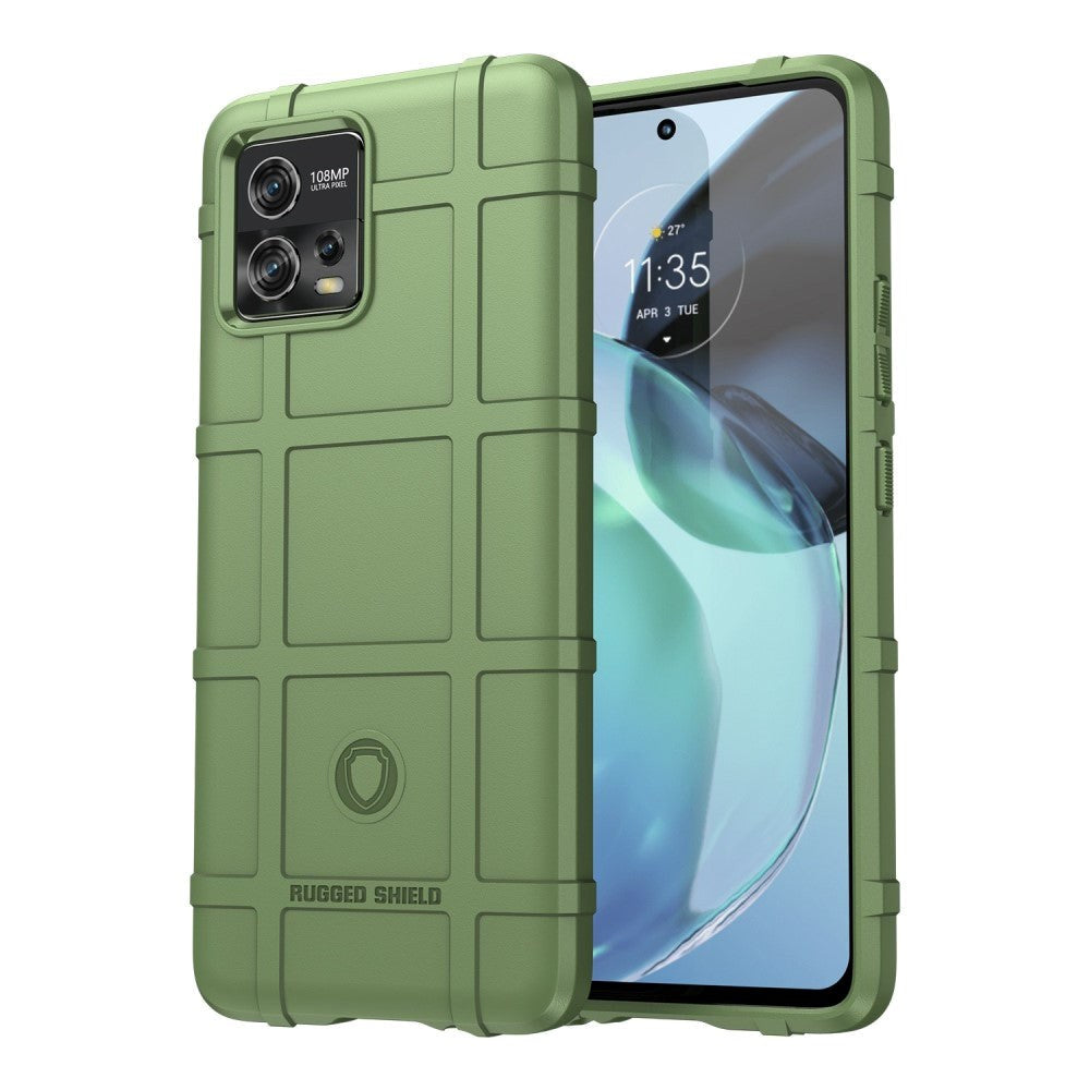 Motorola Moto G72 Rugged Shield Håndverker Deksel - Grønn