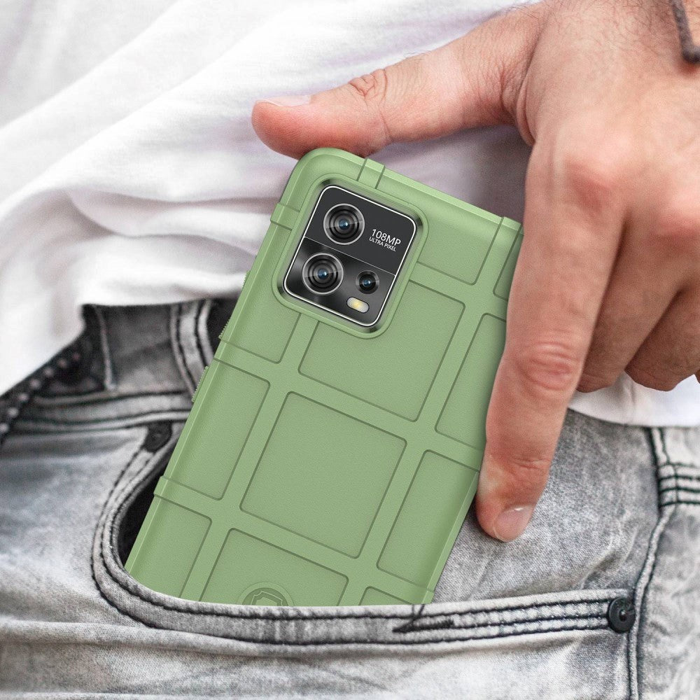 Motorola Moto G72 Rugged Shield Håndverker Deksel - Grønn