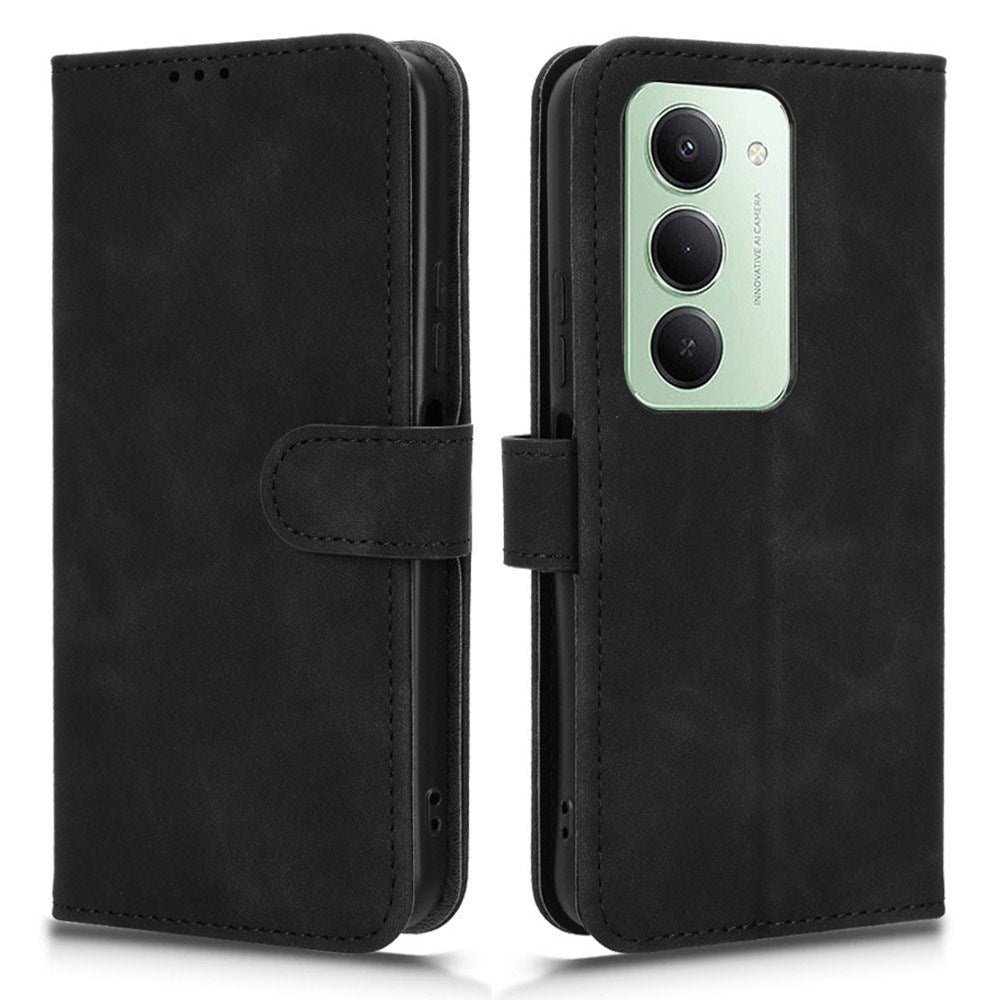 Xiaomi Redmi 15 (5G) EIDERWOOD Kunstskinn Flip Deksel med Kortholder - Svart