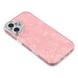 EIDERWOOD iPhone 17 Hybrid Plast Deksel m. Innebygd Kameralinsebeskyttelse - Perlemorsmønster / Rosa