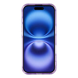 EIDERWOOD iPhone 17 Hybrid Plast Deksel m. Innebygd Kameralinsebeskyttelse - Rynket Mønster / Lilla