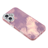 EIDERWOOD iPhone 17 Hybrid Plast Deksel m. Innebygd Kameralinsebeskyttelse - Folie Mønster / Rosa