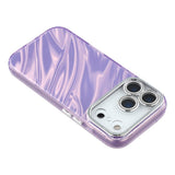 EIDERWOOD iPhone 17 Pro Max Hybrid Plast Deksel m. Innebygd Kameralinsebeskyttelse - Bølget Mønster / Lilla