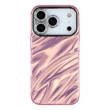 EIDERWOOD iPhone 17 Pro Max Hybrid Plast Deksel m. Innebygd Kameralinsebeskyttelse - Bølget Mønster / Rosa