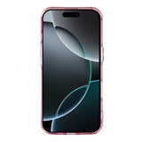 EIDERWOOD iPhone 17 Pro Max Hybrid Plast Deksel m. Innebygd Kameralinsebeskyttelse - Perlemorsmønster / Rosa