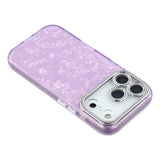 EIDERWOOD iPhone 17 Pro Max Hybrid Plast Deksel m. Innebygd Kameralinsebeskyttelse - Perlemorsmønster / Lilla