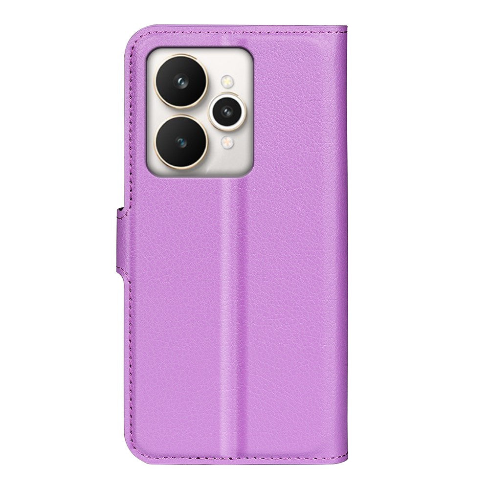 Realme 15 EIDERWOOD Kunstskinn Flip Deksel med Kortholder & Ståfunksjon - Lilla