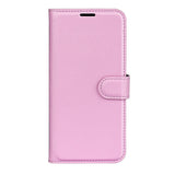 Realme 15 EIDERWOOD Kunstskinn Flip Deksel med Kortholder & Ståfunksjon - Rosa