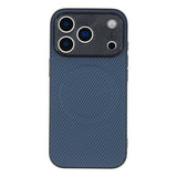 iPhone 18 Pro / 17 Pro EIDERWOOD Hybrid Carbon Deksel - MagSafe Kompatibel - Blå