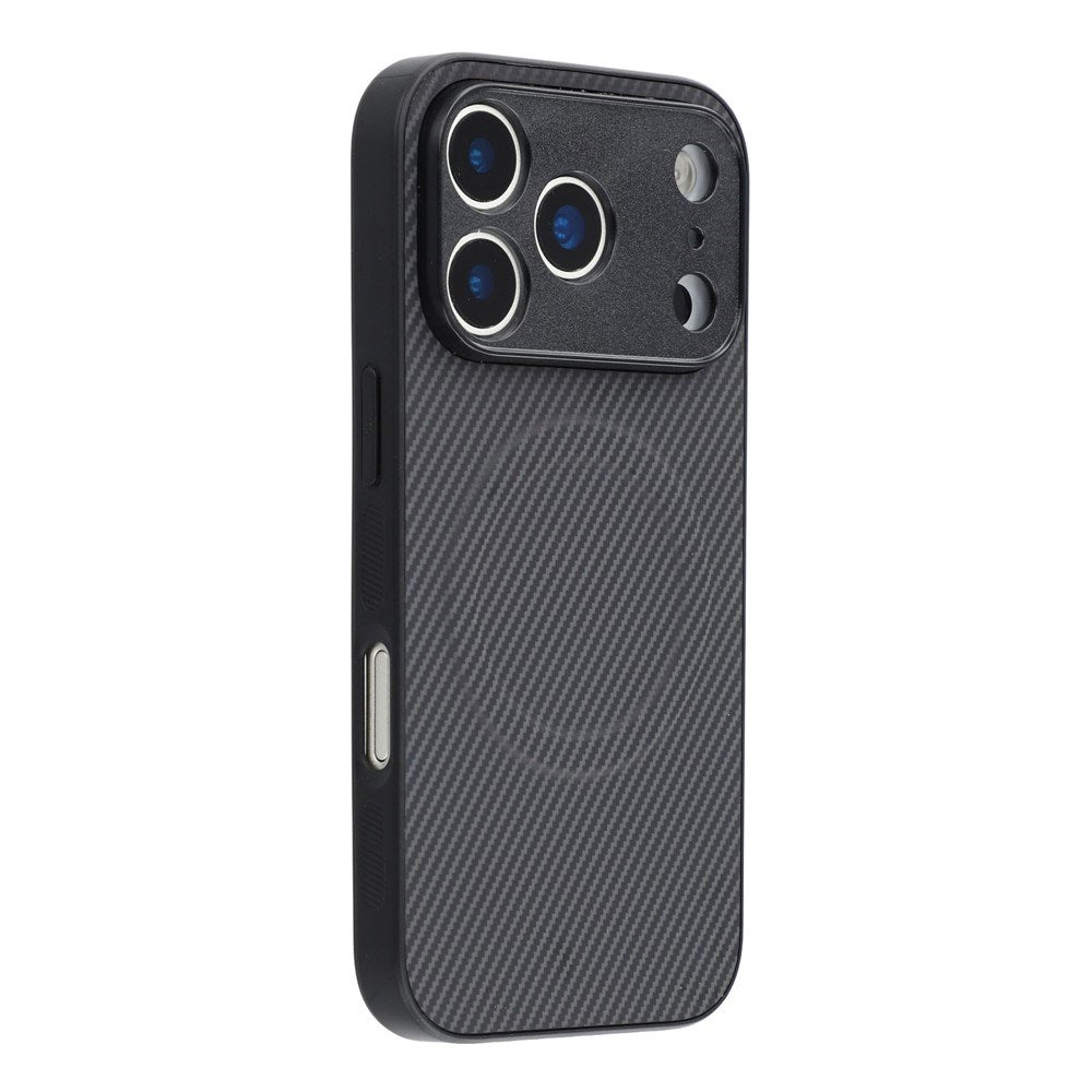 iPhone 18 Pro / 17 Pro EIDERWOOD Hybrid Carbon Deksel - MagSafe Kompatibel - Svart