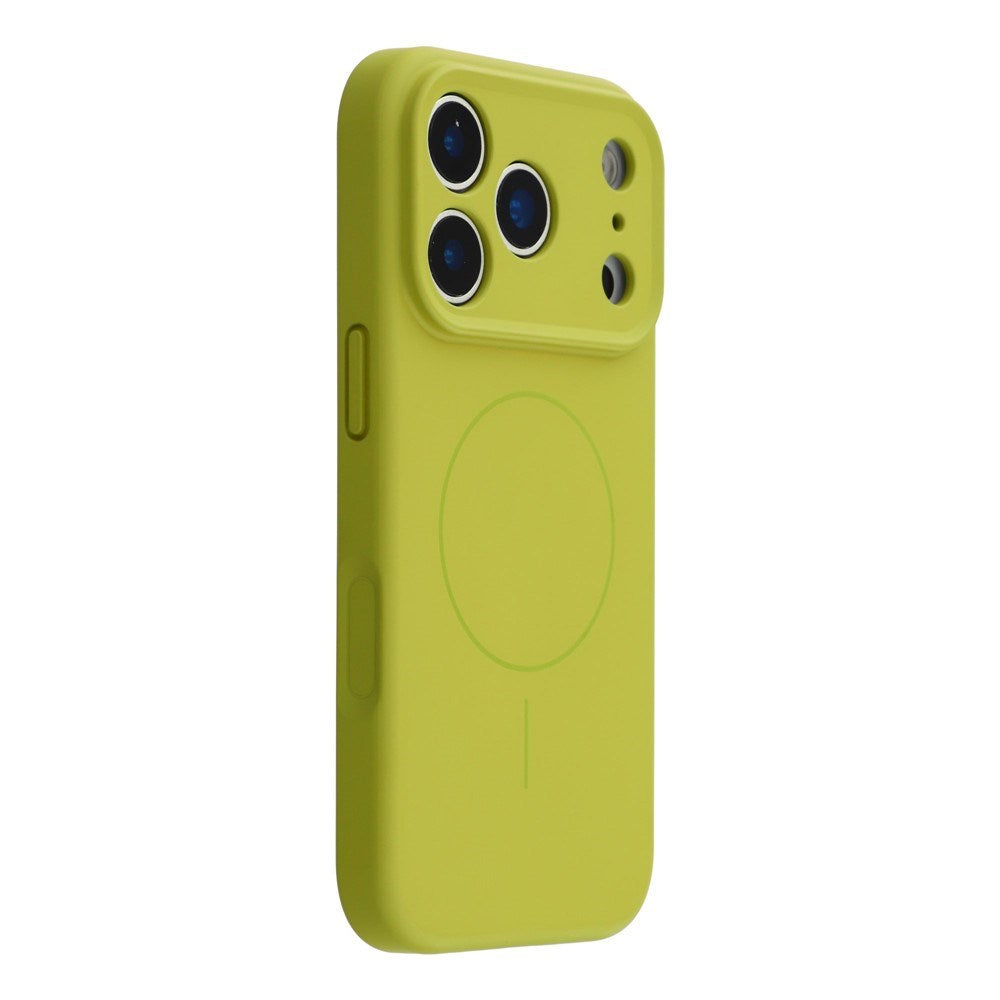 EIDERWOOD iPhone 17 Pro Max Fleksibelt Plast Deksel med Fôr Innvendig – MagSafe Kompatibel – Grønn