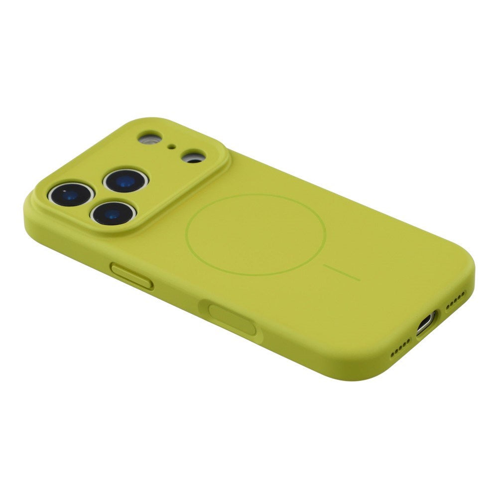 EIDERWOOD iPhone 17 Pro Max Fleksibelt Plast Deksel med Fôr Innvendig – MagSafe Kompatibel – Grønn