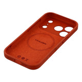 EIDERWOOD iPhone 17 Pro Max Fleksibelt Plast Deksel med Fôr Innvendig – MagSafe Kompatibel – Mørkerød