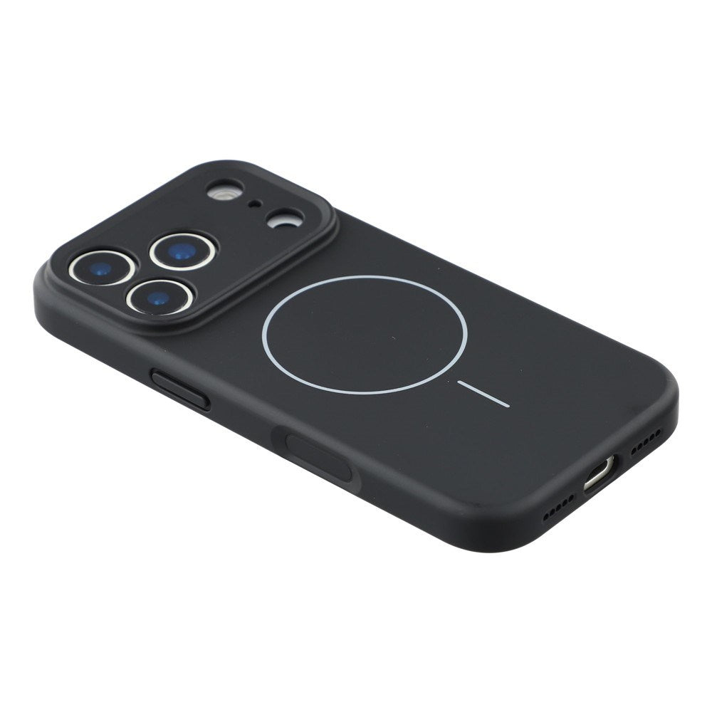 EIDERWOOD iPhone 17 Pro Fleksibelt Plast Deksel med Fôr Innvendig – MagSafe Kompatibel – Svart