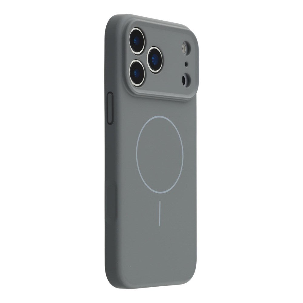 EIDERWOOD iPhone 17 Pro Fleksibelt Plast Deksel med Fôr Innvendig – MagSafe Kompatibel – Mørkegrå
