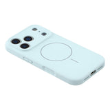 EIDERWOOD iPhone 17 Pro Fleksibelt Plast Deksel med Fôr Innvendig – MagSafe Kompatibel – Lys Blå