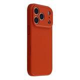 EIDERWOOD iPhone 17 Pro Fleksibelt Plast Deksel med Fôr Innvendig – MagSafe Kompatibel – Mørkerød