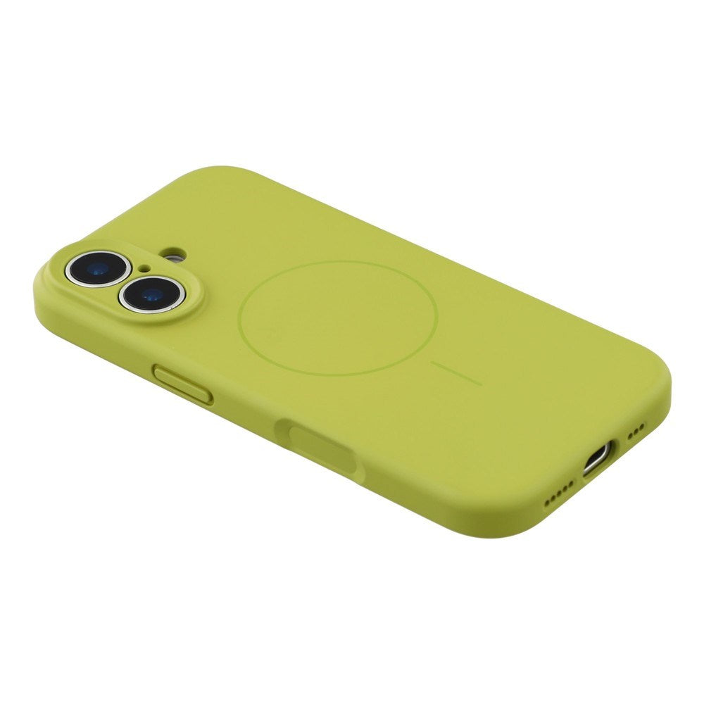 EIDERWOOD iPhone 17 Fleksibelt Plast Deksel med Fôr Innvendig – MagSafe Kompatibel – Grønn