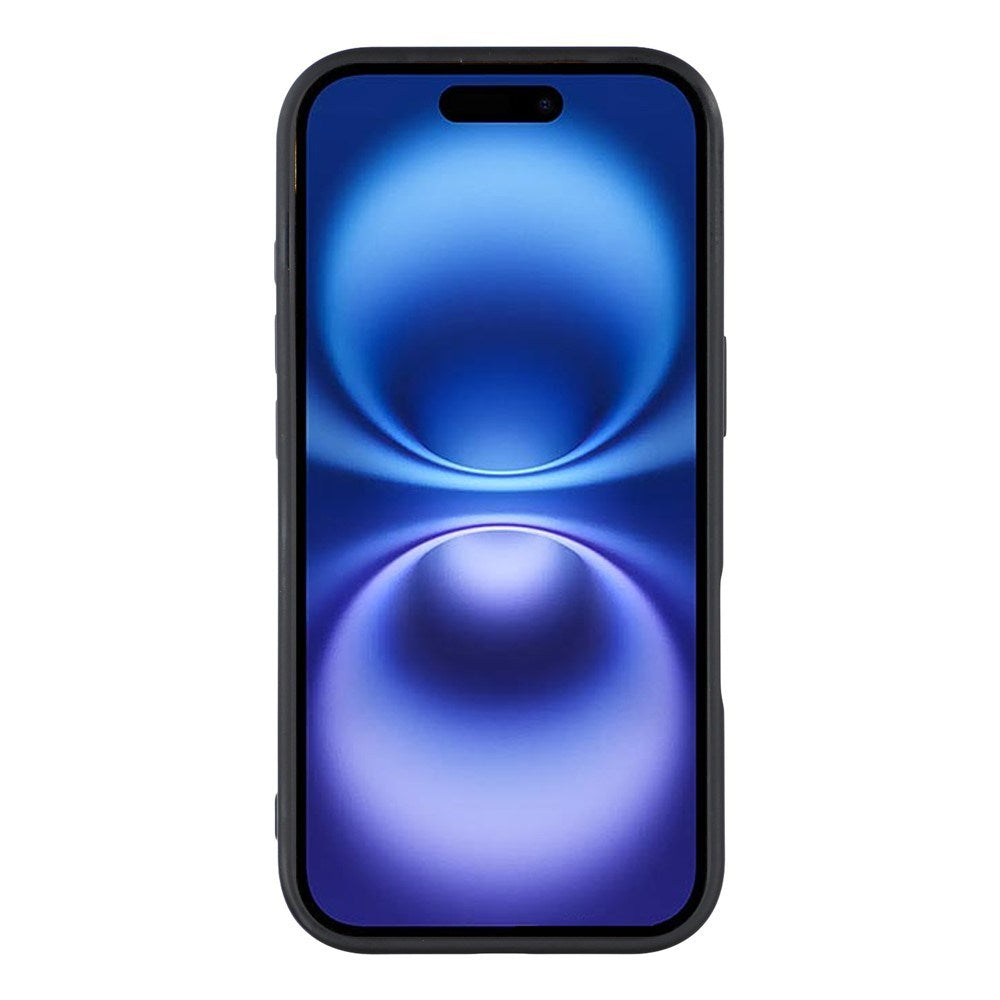 EIDERWOOD iPhone 17 Fleksibelt Plast Deksel med Fôr Innvendig – MagSafe Kompatibel – Svart