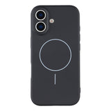EIDERWOOD iPhone 17 Fleksibelt Plast Deksel med Fôr Innvendig – MagSafe Kompatibel – Svart