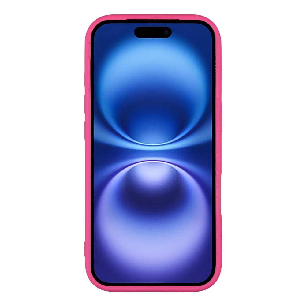 EIDERWOOD iPhone 17 Fleksibelt Plast Deksel med Fôr Innvendig – MagSafe Kompatibel – Pink