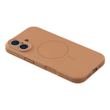 EIDERWOOD iPhone 17 Fleksibelt Plast Deksel med Fôr Innvendig – MagSafe Kompatibel – Brun
