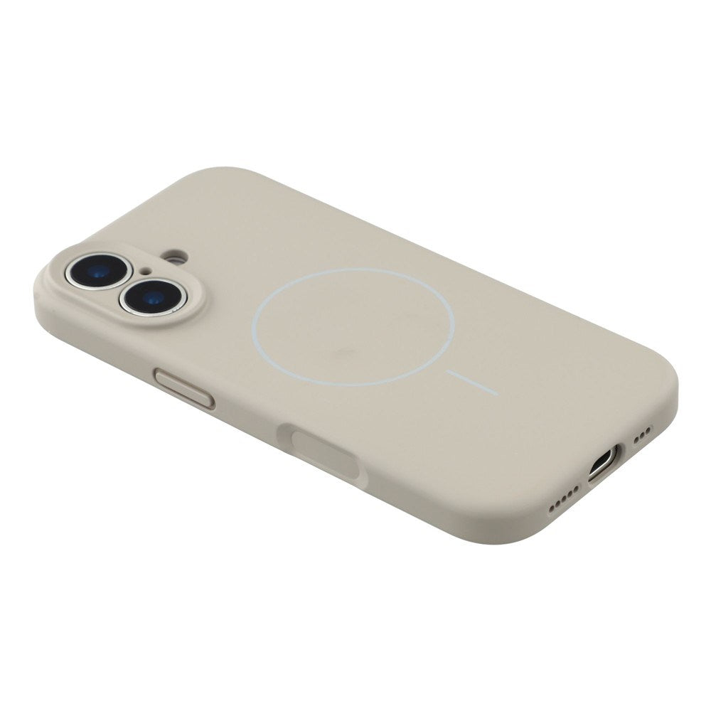 EIDERWOOD iPhone 17 Fleksibelt Plast Deksel med Fôr Innvendig – MagSafe Kompatibel – Grå