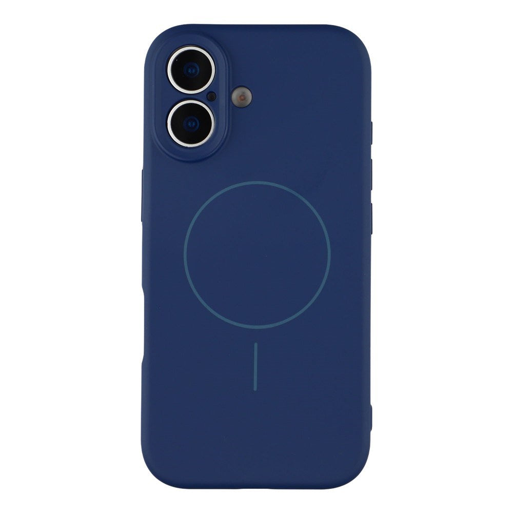 EIDERWOOD iPhone 17 Fleksibelt Plast Deksel med Fôr Innvendig – MagSafe Kompatibel – Mørk Blå