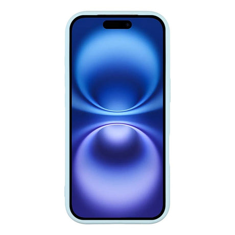 EIDERWOOD iPhone 17 Fleksibelt Plast Deksel med Fôr Innvendig – MagSafe Kompatibel – Lys Blå