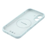 EIDERWOOD iPhone 17 Fleksibelt Plast Deksel med Fôr Innvendig – MagSafe Kompatibel – Lys Blå