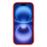 EIDERWOOD iPhone 17 Fleksibelt Plast Deksel med Fôr Innvendig – MagSafe Kompatibel – Rød