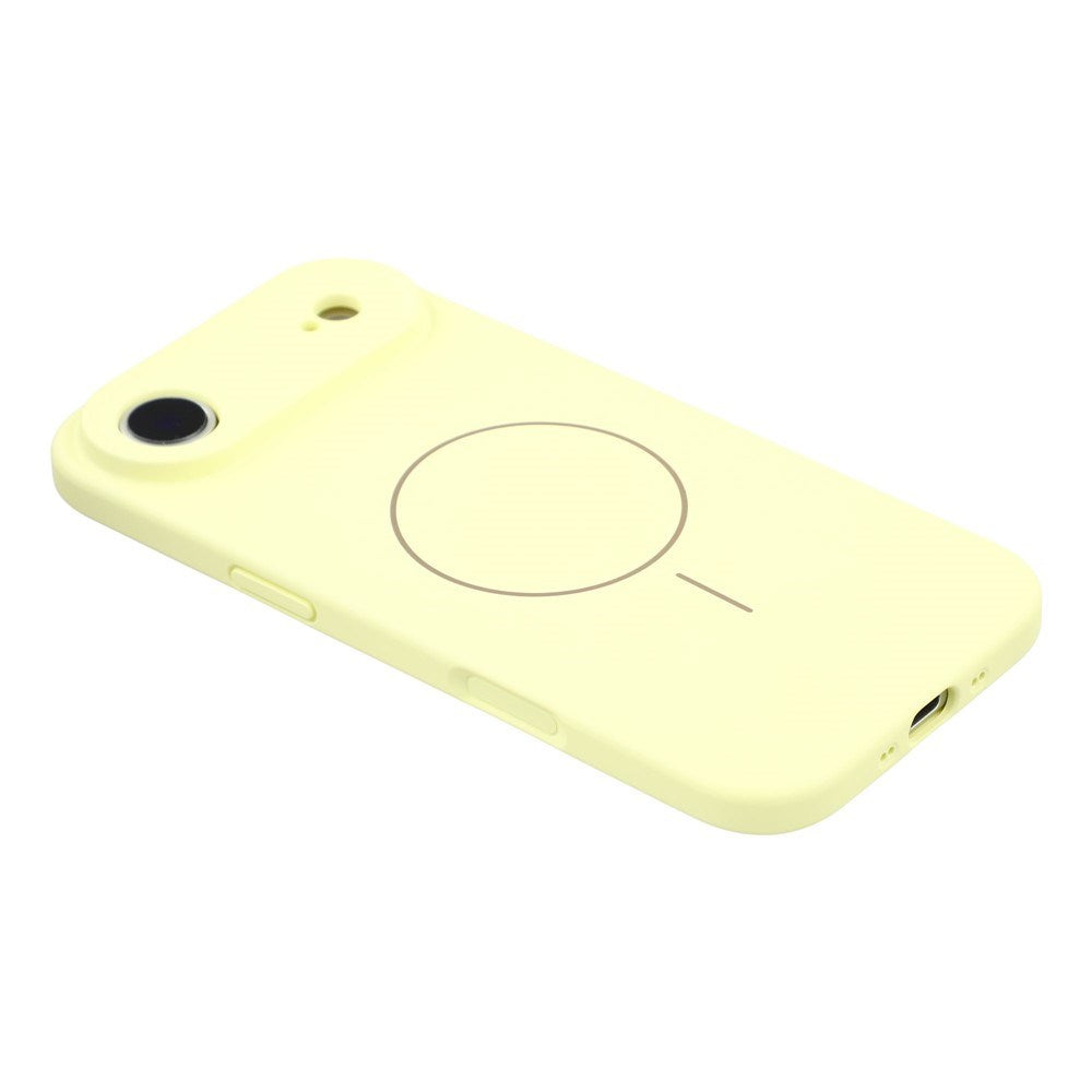 EIDERWOOD iPhone Air Fleksibelt Plast Deksel med Fôr Innvendig – MagSafe Kompatibel – Gul