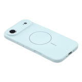 EIDERWOOD iPhone Air Fleksibelt Plast Deksel med Fôr Innvendig – MagSafe Kompatibel – Lys Blå