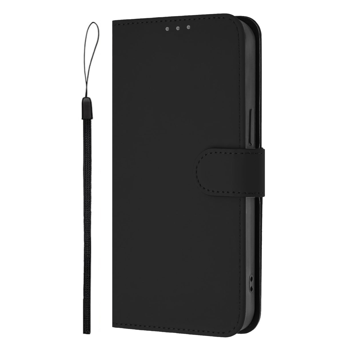 Xiaomi Redmi Note 15 Pro+ (Plus) / Poco M8 Pro (5G) EIDERWOOD Flip Deksel med Stropp - Svart