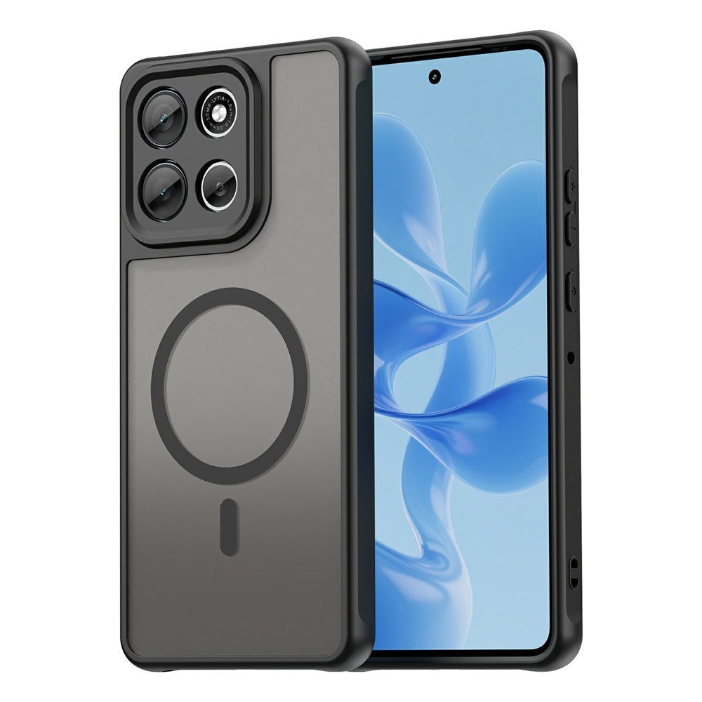 Motorola Moto G86 Power EIDERWOOD Hybrid Plast Deksel - MagSafe Kompatibel - Svart