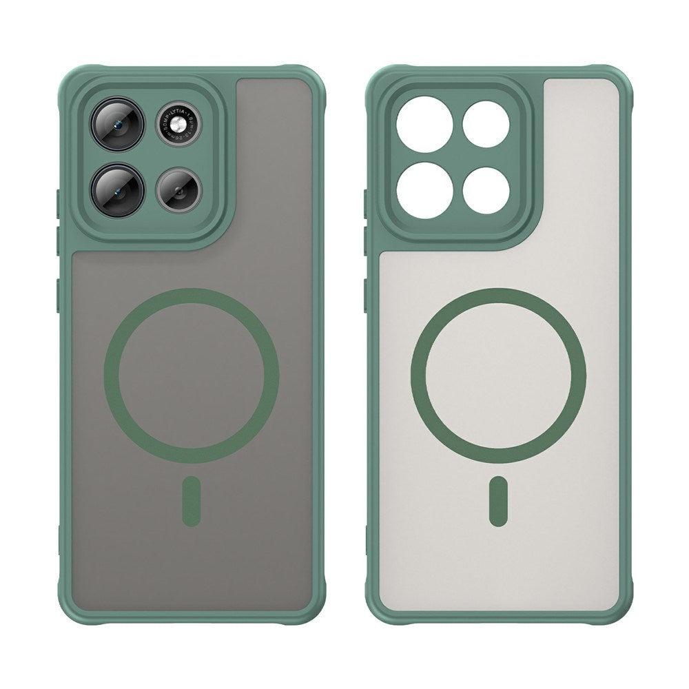 Motorola Moto G86 Power EIDERWOOD Hybrid Plast Deksel - MagSafe Kompatibel - Grønn