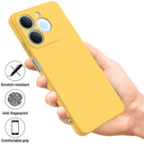 Realme Note 70T EIDERWOOD Fôret Silikon Deksel m. Stropp - Gul