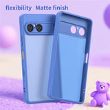 EIDERWOOD Sony Xperia 10 VII Matt Hybrid Deksel - Gjennomsiktig / Blå