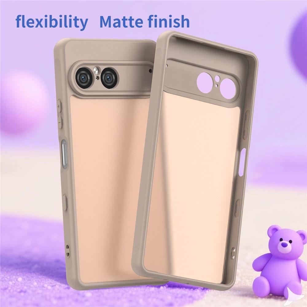 EIDERWOOD Sony Xperia 10 VII Matt Hybrid Deksel - Gjennomsiktig / Beige