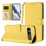 EIDERWOOD Sony Xperia 10 VII Kunstskinn Flip Deksel m. Kortholder & Stropp - Gul