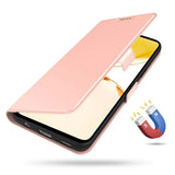 Realme Note 70T EIDERWOOD Kunstskinn Flip Deksel m. Korthållare & Stativfunksjon - Rosa