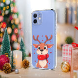 EIDERWOOD iPhone 11 Fleksibelt Plast Juledeksel med Motiv - Gjennomsiktig / Reinsdyr