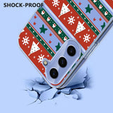 EIDERWOOD Samsung Galaxy S25+ (Plus) / S24+ (Plus) Fleksibelt Plast Juledeksel med Motiv - Gjennomsiktig / Mønster