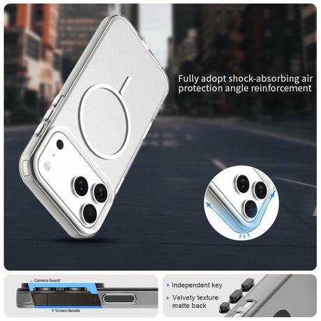 iPhone 18 Pro / 17 Pro EIDERWOOD Hybrid Plast Deksel - MagSafe Kompatibel - Hvit
