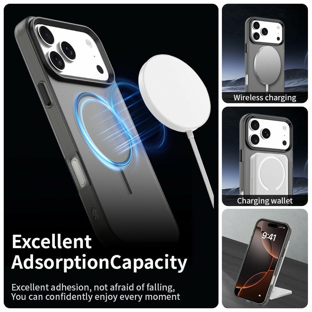 iPhone 18 Pro / 17 Pro EIDERWOOD Hybrid Plast Deksel - MagSafe Kompatibel - Svart