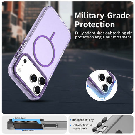 iPhone 18 Pro / 17 Pro EIDERWOOD Hybrid Plast Deksel - MagSafe Kompatibel - Lilla