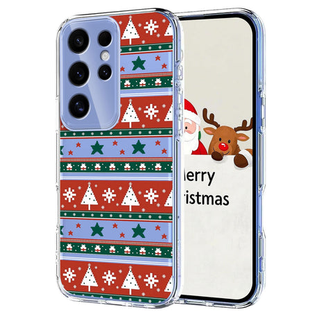 EIDERWOOD Samsung Galaxy S24 Ultra Fleksibelt Plast Juledeksel med Motiv - Gjennomsiktig / Mønster