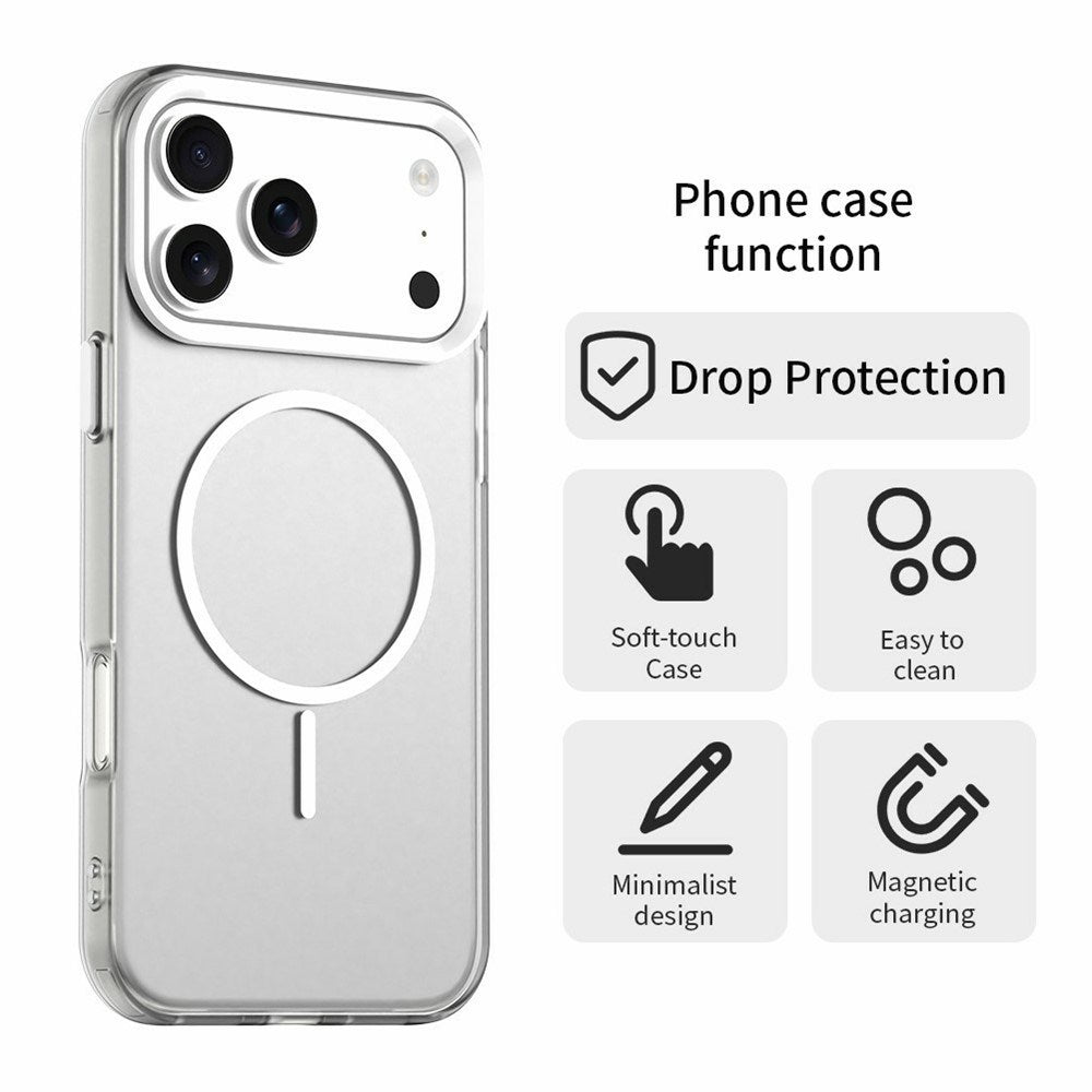 iPhone 18 Pro Max / 17 Pro Max EIDERWOOD Hybrid Plast Deksel - MagSafe Kompatibel - Hvit